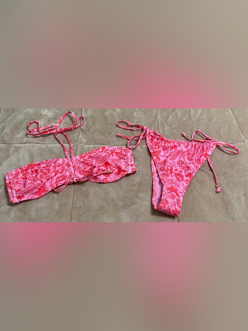 Women’s brand new bikini set #pink